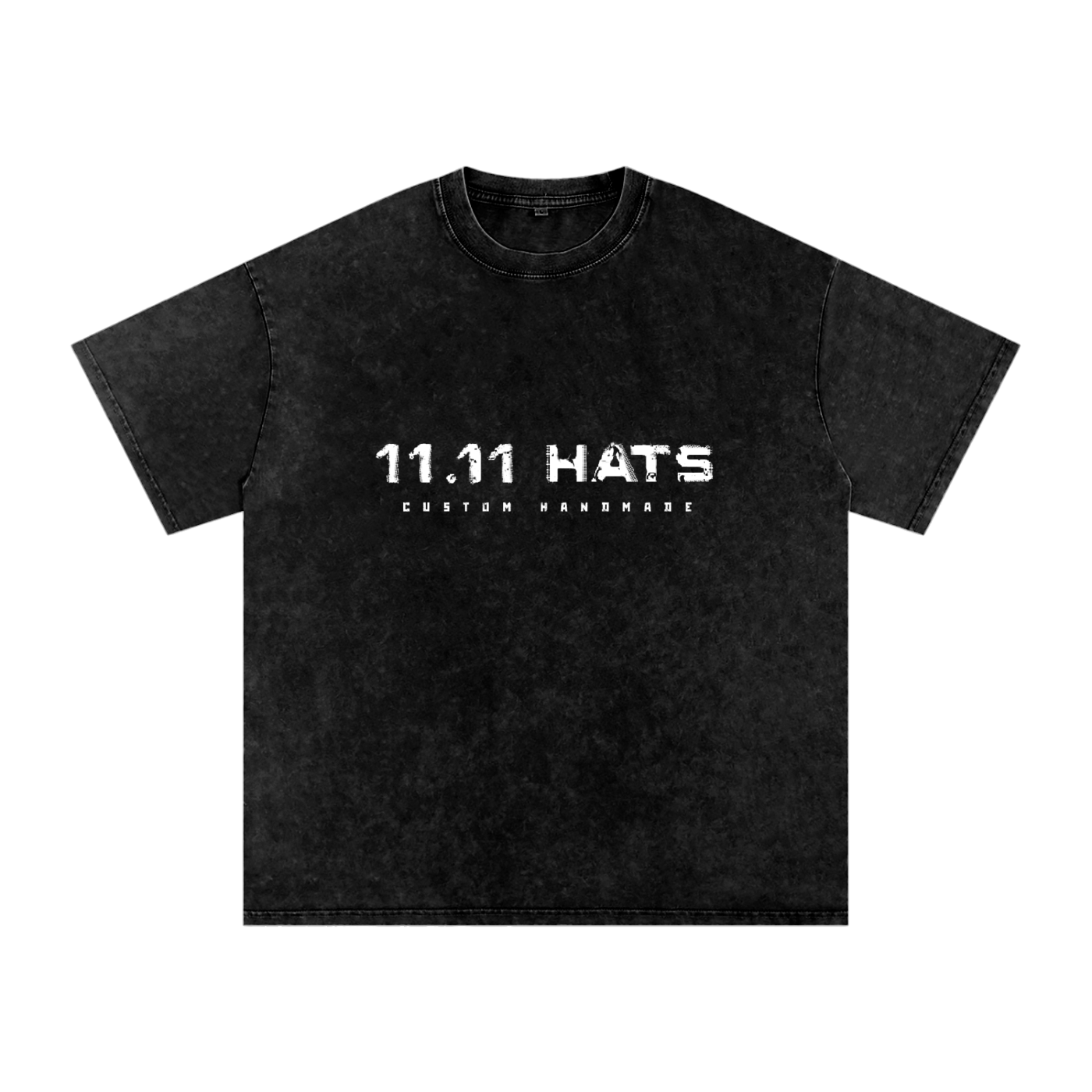 Acid Wash Oversize 11.1Hats T-Shirt - 250 GSM