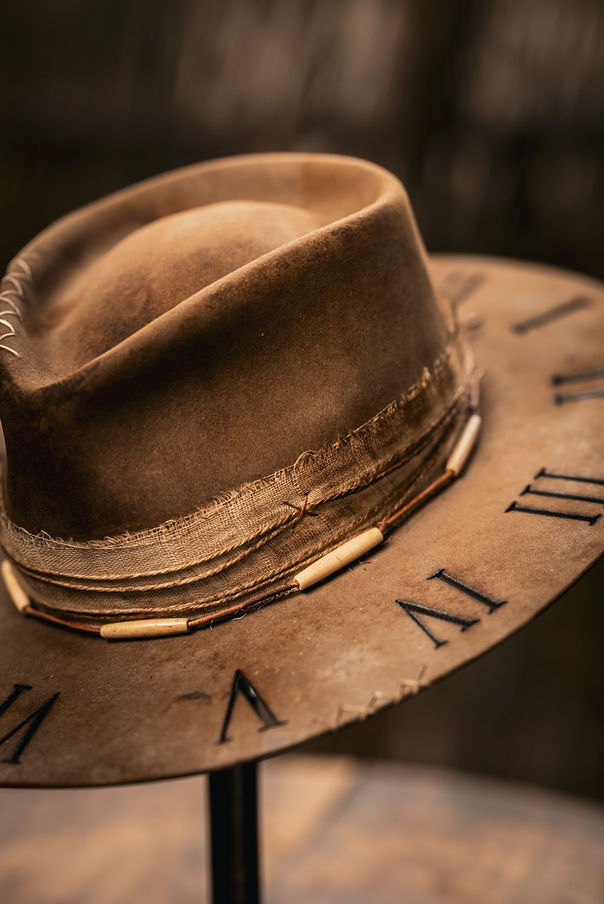 Ceramic clock hat