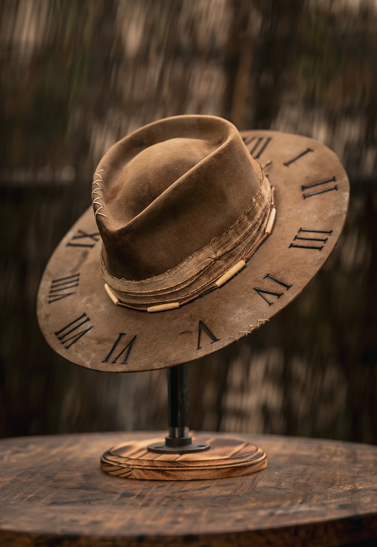 Ceramic clock hat