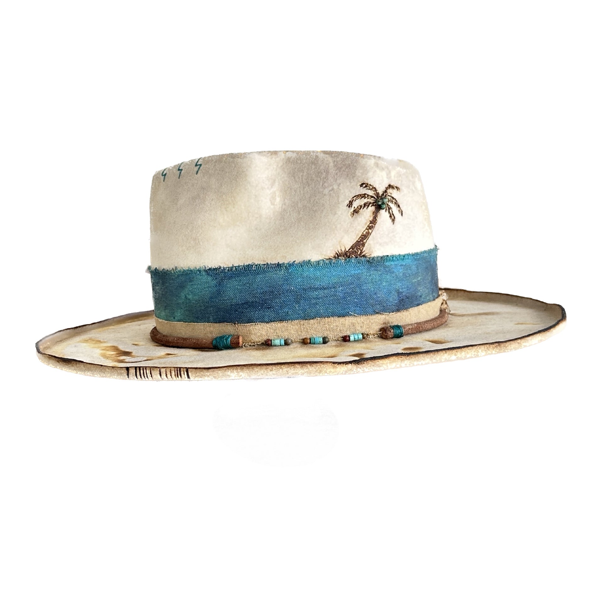 [Custom Handmade One of a kind hats]-[unisex fedora cowboy rare headwear felt hats]-[11.11HATS]