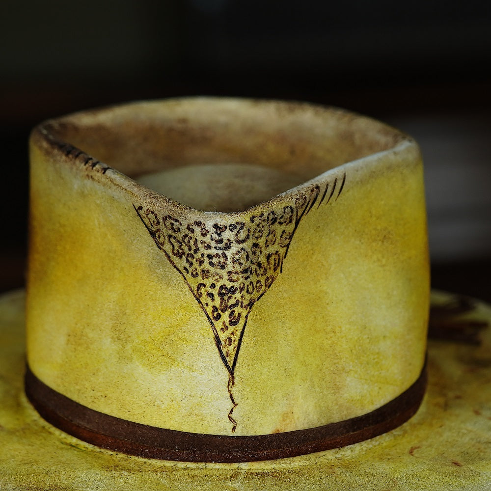 [Custom Handmade One of a kind hats]-[unisex fedora cowboy rare headwear felt hats]-[11.11HATS]