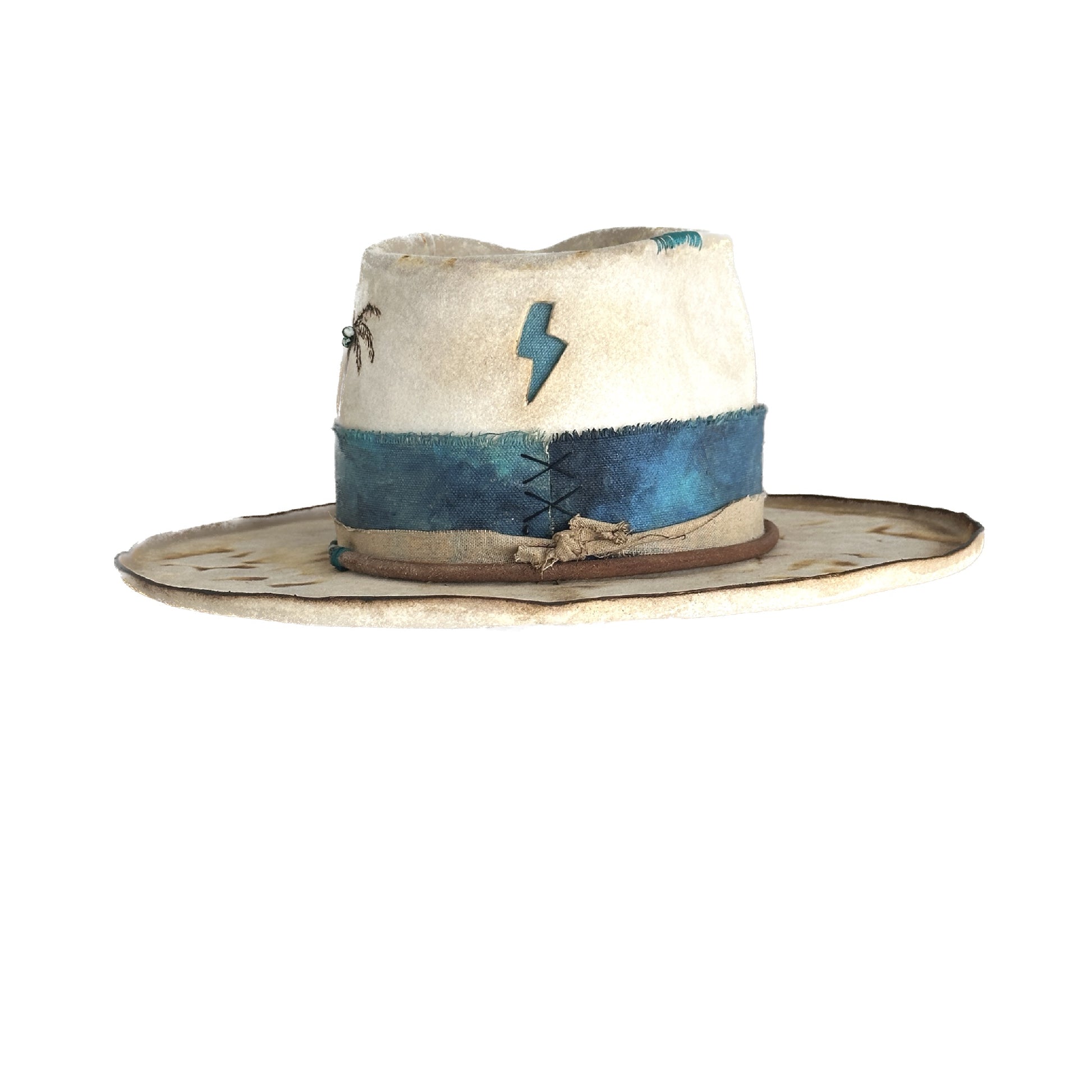 [Custom Handmade One of a kind hats]-[unisex fedora cowboy rare headwear felt hats]-[11.11HATS]