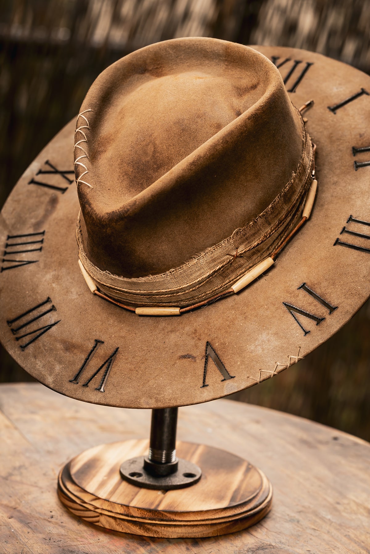 Ceramic clock hat