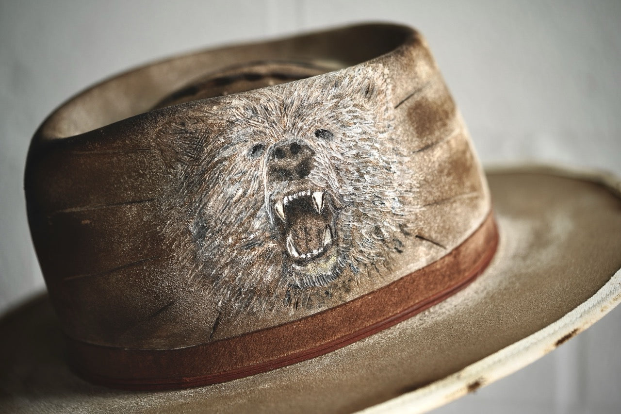 [Custom Handmade One of a kind hats]-[unisex fedora cowboy rare headwear felt hats]-[11.11HATS]