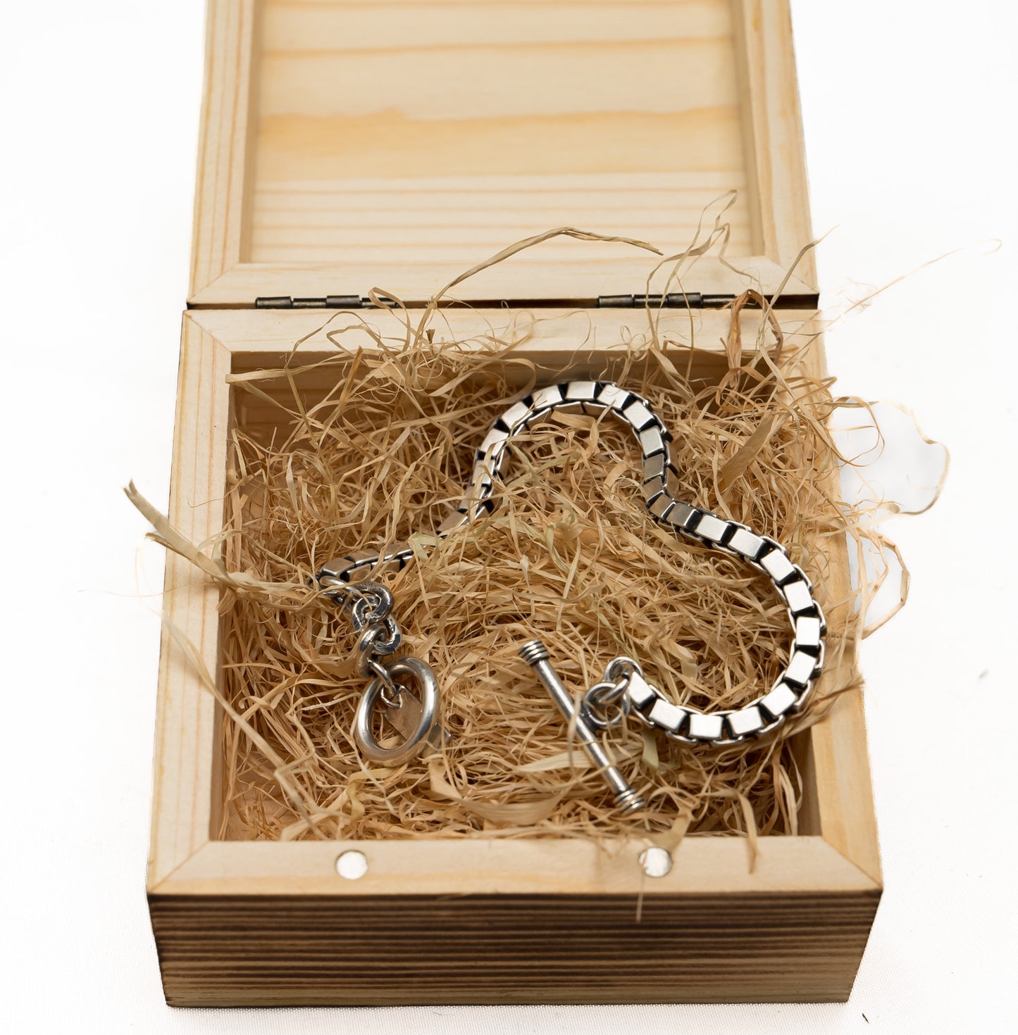 925 SILVER BOX BRACELET