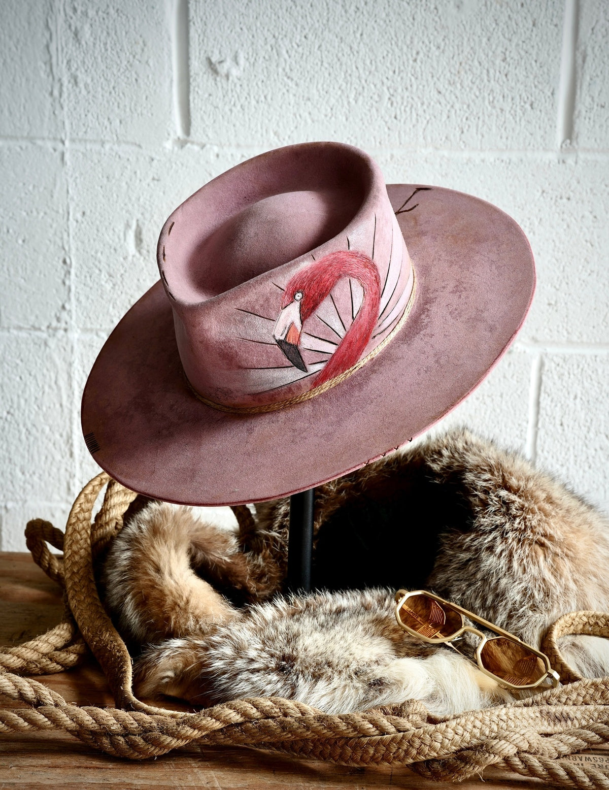 [Custom Handmade One of a kind hats]-[unisex fedora cowboy rare headwear felt hats]-[11.11HATS]