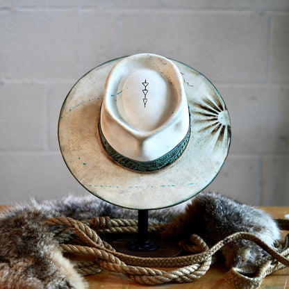 [Custom Handmade One of a kind hats]-[unisex fedora cowboy rare headwear felt hats]-[11.11HATS]