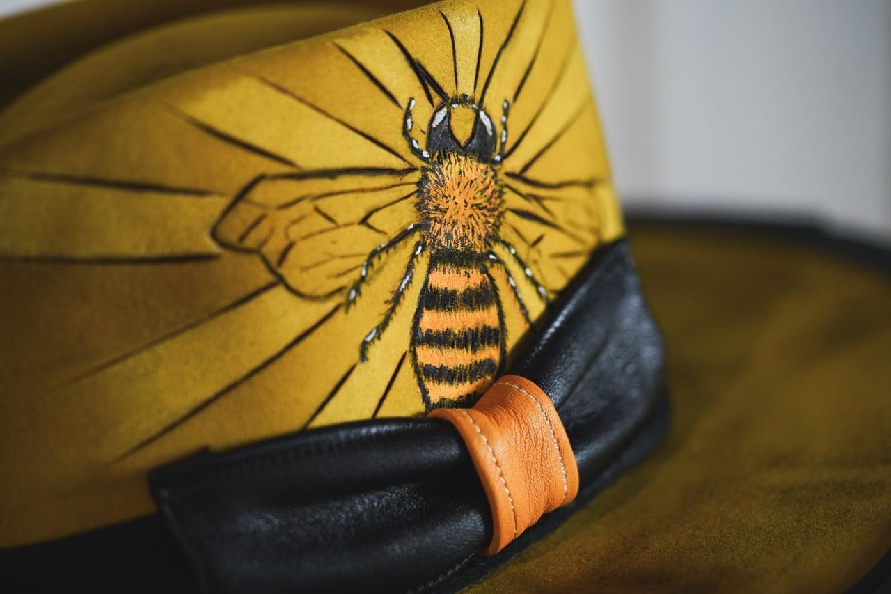 [Custom Handmade One of a kind hats]-[unisex fedora cowboy rare headwear felt hats]-[11.11HATS]