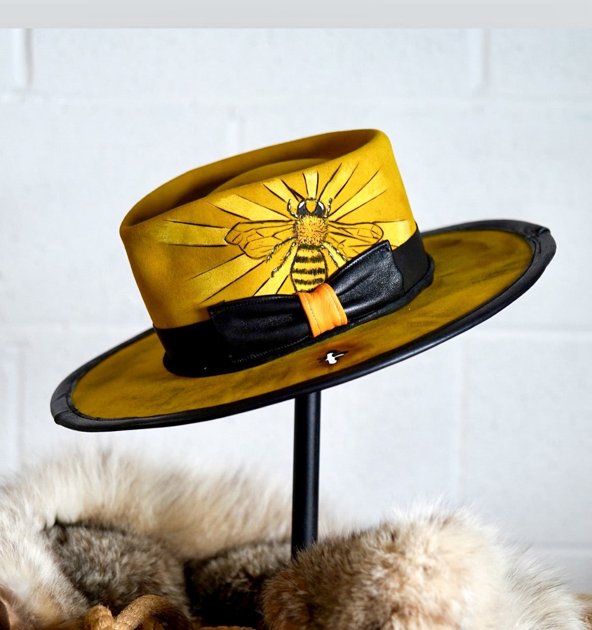 [Custom Handmade One of a kind hats]-[unisex fedora cowboy rare headwear felt hats]-[11.11HATS]
