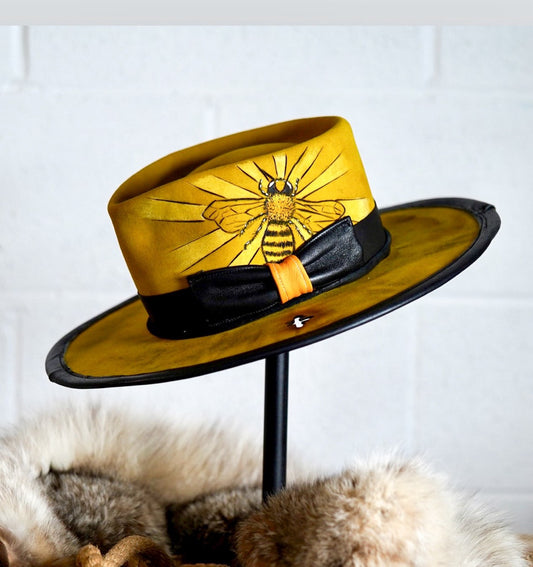 [Custom Handmade One of a kind hats]-[unisex fedora cowboy rare headwear felt hats]-[11.11HATS]